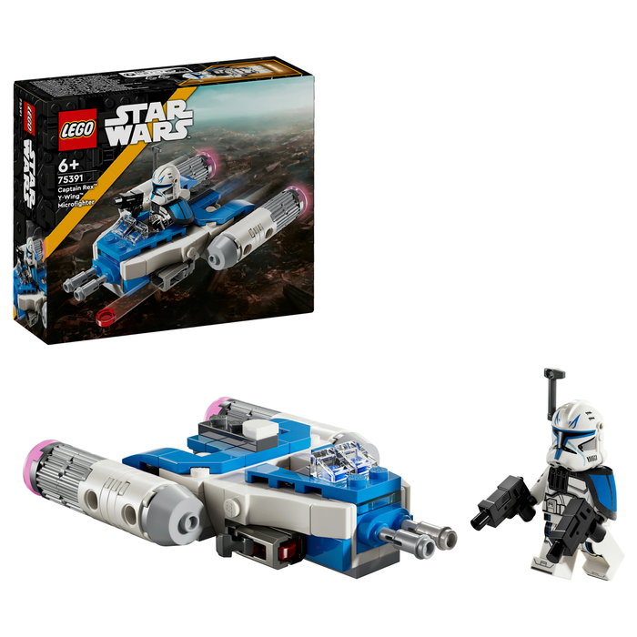 LEGO Star Wars Microfighter Ala-Y del Capitán Rex 75396 - Juego de construcción 99 piezas