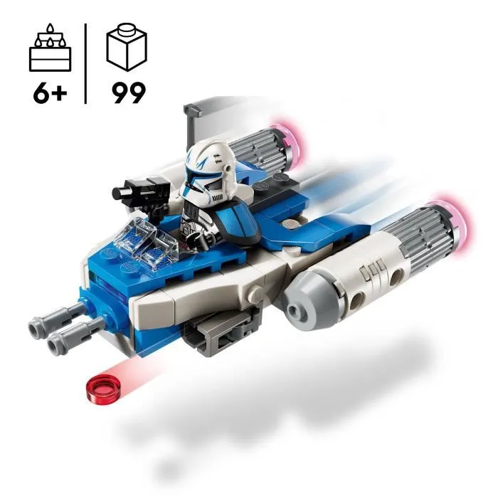 Lego Star Wars 75391 The Clone Wars Microfighter Ala-Y del Capitán Rex - Barco