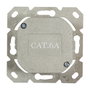 LogiLink Toma de pared Cat.6A 2xRJ45 STP horizontal blanco puro