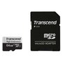 Transcend microSDXC 350V 64GB con Adaptador