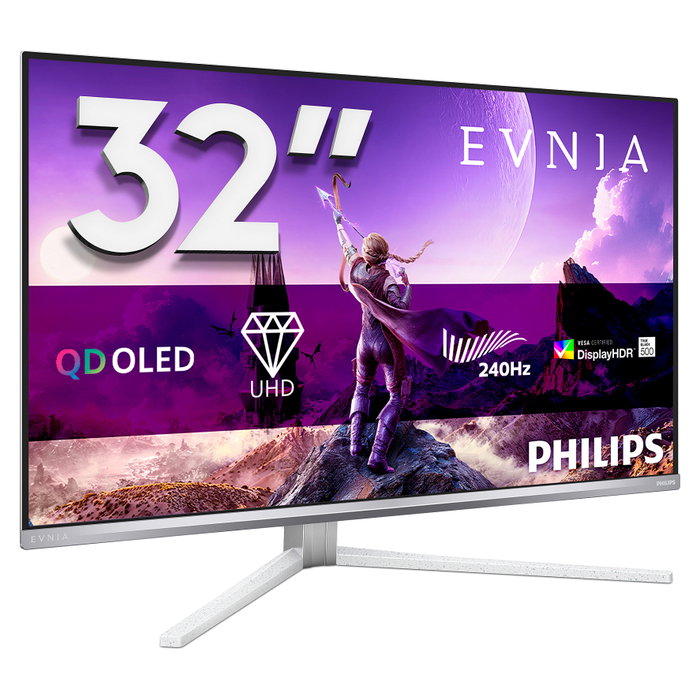 Philips Evnia 8000 32M2N8900P/00 31.5 4K QD-OLED 240 Hz Blanco