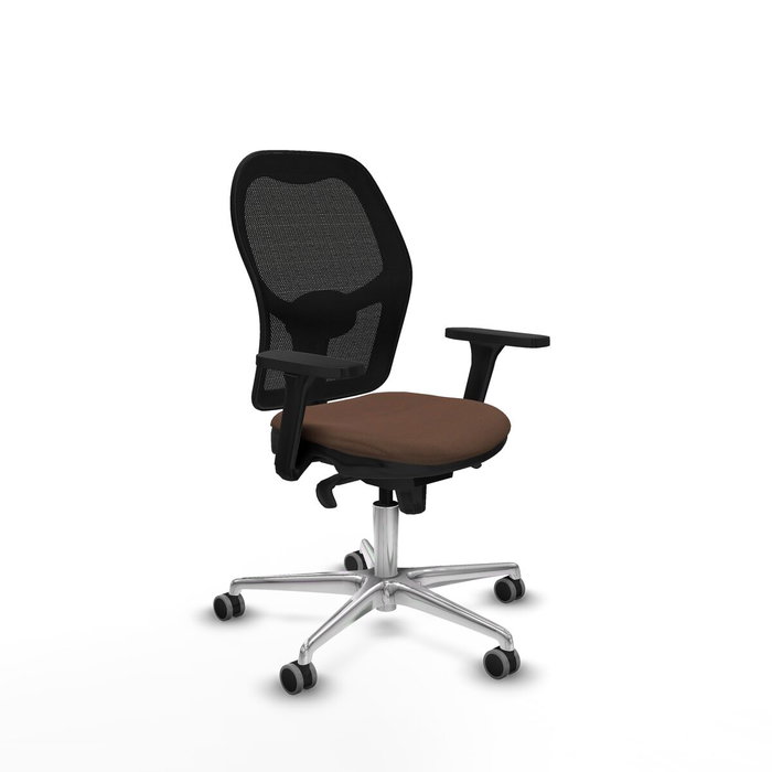 PIQUERAS Y CRESPO Silla de oficina Jorquera Marrón/Negro PIQUERAS Y CRESPO Silla de oficina Jorquera Marrón/Negro