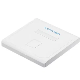 Vention Placa de Pared Keystock IFDW0 con 1 Puerto RJ45, Blanco