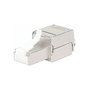 Intellinet 790796 Conector RJ45 Chapado en Oro para Cable Cat6a/6 STP U/FTP 10G, Acero Inoxidable, Macho Derecho