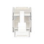 Intellinet 790796 Conector RJ45 Chapado en Oro para Cable Cat6a/6 STP U/FTP 10G, Acero Inoxidable, Macho Derecho