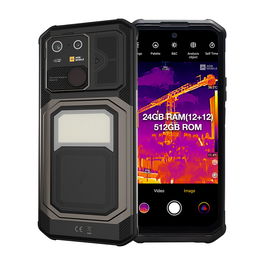 AGM G3 PRO Smartphone 5G con Cámara Térmica, 12GB RAM + 512GB, Batería 10000mAh, Pantalla 120Hz, Android 15, Negro, Resistente IP68 IP69K