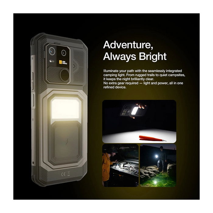 AGM G3 PRO Smartphone 5G con Cámara Térmica, 12GB RAM + 512GB, Batería 10000mAh, Pantalla 120Hz, Android 15, Negro, Resistente IP68 IP69K