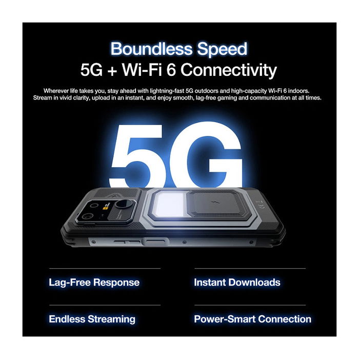 AGM G3 PRO Smartphone 5G con Cámara Térmica, 12GB RAM + 512GB, Batería 10000mAh, Pantalla 120Hz, Android 15, Negro, Resistente IP68 IP69K