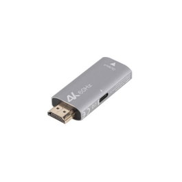 Lanberg AD-HD-DP-01 Adaptador HDMI tipo A Macho a DisplayPort Hembra 4K Plata