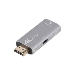 Lanberg Adaptador HDMI a Displayport 4K @144Hz Chapado en Oro