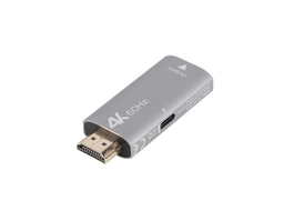 LANBERG AD-HD-DP-01 Adaptador de Cable de Vídeo HDMI a DisplayPort Plata