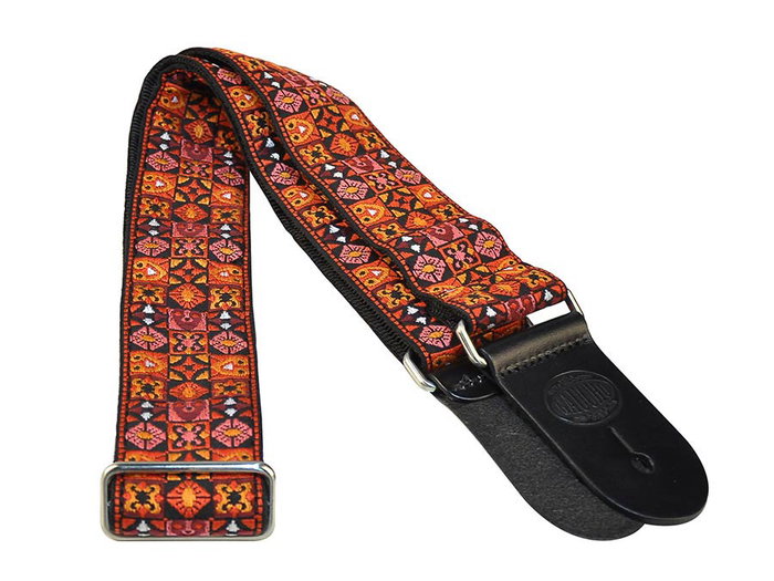Correa Gaucho Serie Tradicional para Guitarra 50 mm Mosaico Naranja Correa Gaucho Serie Tradicional para Guitarra 50 mm Mosaico Naranja