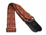 Correa Gaucho Serie Tradicional para Guitarra 50 mm Mosaico Naranja