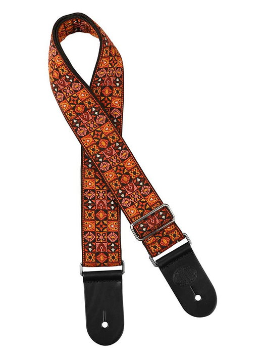 Correa Gaucho Serie Tradicional para Guitarra 50 mm Mosaico Naranja Correa Gaucho Serie Tradicional para Guitarra 50 mm Mosaico Naranja