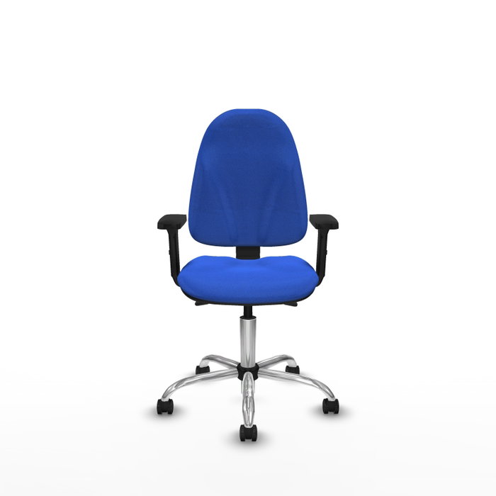 PIQUERAS Y CRESPO Silla de oficina Algarra Azul con mecanismo Asincro PIQUERAS Y CRESPO Silla de oficina Algarra Azul con mecanismo Asincro