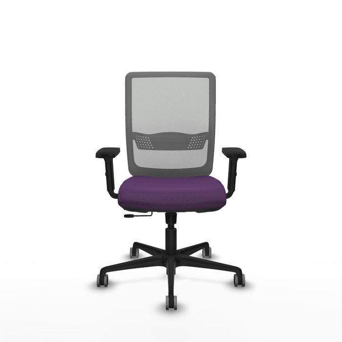 PIQUERAS Y CRESPO Silla de oficina Haches con mecanismo Sincro/Traslack, Morado y Gris PIQUERAS Y CRESPO Silla de oficina Haches con mecanismo Sincro/Traslack, Morado y Gris