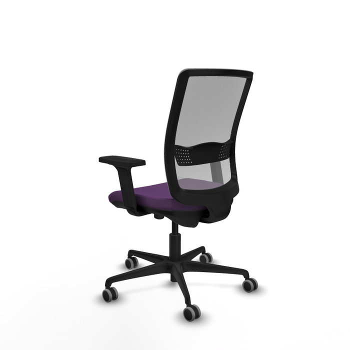 PIQUERAS Y CRESPO Silla de oficina Haches con mecanismo Sincro/Traslack, Morado y Gris PIQUERAS Y CRESPO Silla de oficina Haches con mecanismo Sincro/Traslack, Morado y Gris