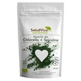 SALUD VIVA Chlorella y Espirulina mezcla en polvo BIO 125g
