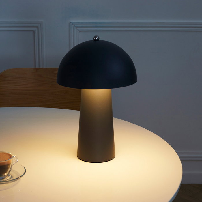 Home Deco Factory Lámpara de Mesa con Forma de Champiñón - Material Plástico