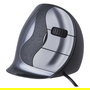 Evoluent D Ratón Vertical para Diestros, 6 Teclas, Tamaño Pequeño, USB, Negro