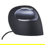 Evoluent D Ratón Vertical para Diestros, 6 Teclas, Tamaño Pequeño, USB, Negro