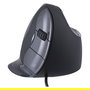 Evoluent D Ratón Vertical para Diestros, 6 Teclas, Tamaño Pequeño, USB, Negro