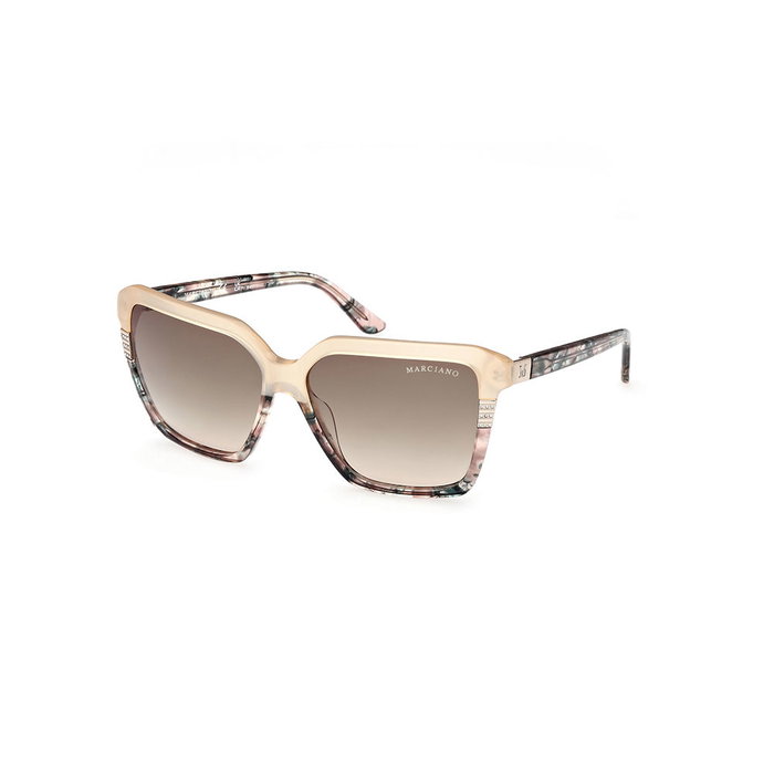 Guess By Marciano Gafas de Sol para Mujer GM00009 Cuadradas Havana 58 mm