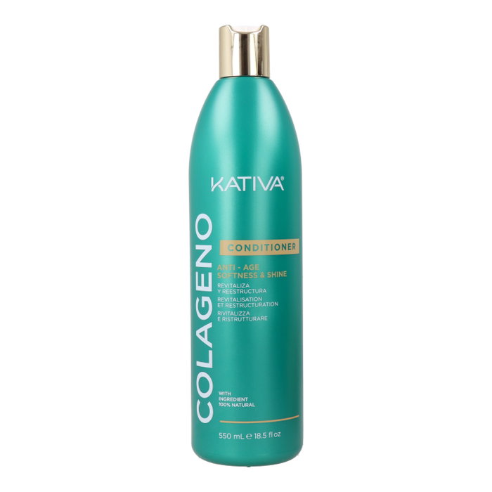 Kativa Colágeno Acondicionador 550 ml Anti Age Softness & Shine