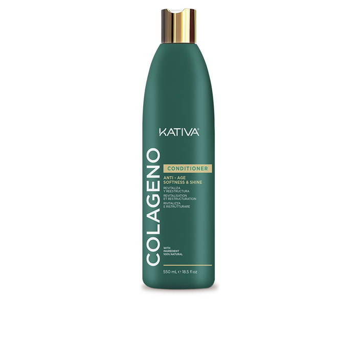 Kativa Colágeno Acondicionador 550 ml Anti Age Softness & Shine