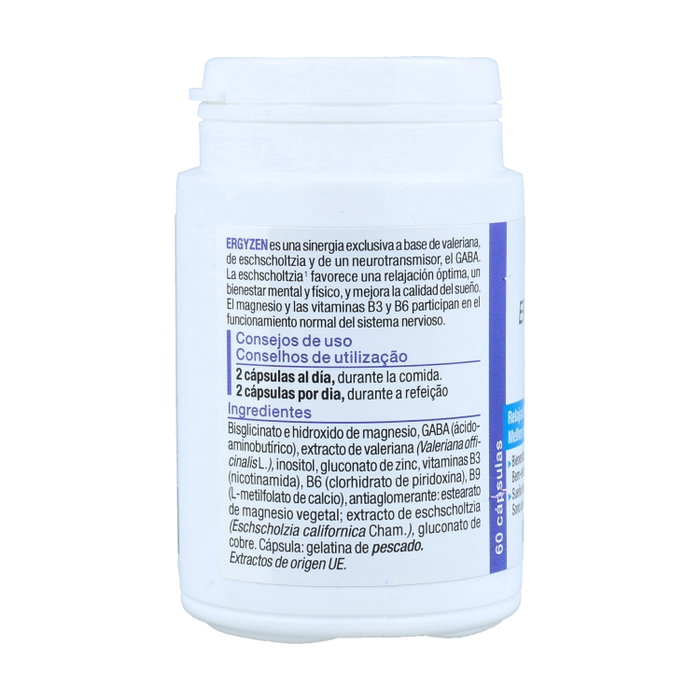 Nutergia Ergyzen Relajación y Sueño 60 Cápsulas