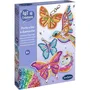 Sentosphere Art & Creations - Llavero con diamantes de imitación multicolor, 5 bases y 5 cierres, para mayores de 8 años