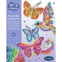 Sentosphere Art & Creations - Llavero con diamantes de imitación multicolor, 5 bases y 5 cierres, para mayores de 8 años