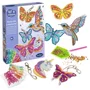 Sentosphere Art & Creations - Llavero con diamantes de imitación multicolor, 5 bases y 5 cierres, para mayores de 8 años
