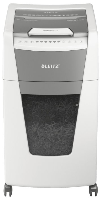 LEITZ IQ 300 Autofee Trituradora de Documentos P4/4x28/300 Hojas/60L