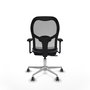 PIQUERAS Y CRESPO Silla de oficina Jorquera con mecanismo Sincro/Traslack y Brazos 3D - Gris