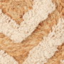 Home Deco Factory Cojín Decorativo 40x40 cm, Colección Natural, Material Yute y Algodón para Salón o Dormitorio