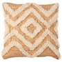 Home Deco Factory Cojín Decorativo 40x40 cm, Colección Natural, Material Yute y Algodón para Salón o Dormitorio