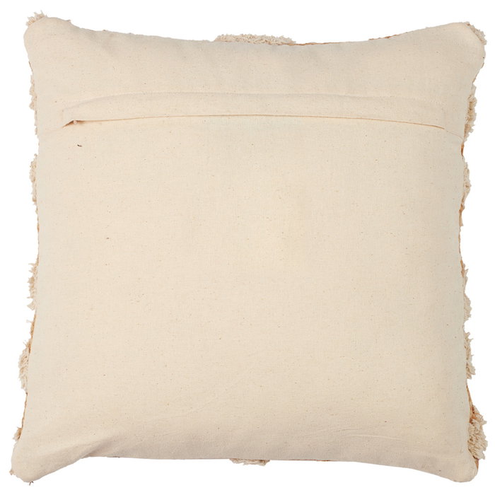 Home Deco Factory Cojín Decorativo 40x40 cm, Colección Natural, Material Yute y Algodón para Salón o Dormitorio