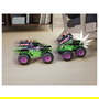 Spin Master Monster Jam Grave Digger Monster Truck Teledirigido a Escala 1:15, Modo Smash 'n Bash con Auto-Reparación, Juguete para Niños de 4 Años o Más, Negro y Verde