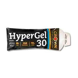 CROWN SPORT NUTRITION Hypergel 30 (Hydro) Neutro 75G Gel Energético con 30g de Hidratos de Carbono, Textura Líquida, Apto Veganos, Sin Alérgenos