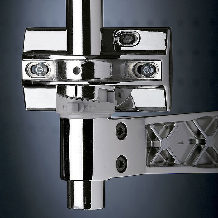 Servetto 1228.4 Mecanismo Motion-V3 Puerta Armario Horizontal 980-1180mm Carga 25-40kg Aluminio RAL 9006