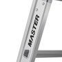 Hailo Master D80 Taburete de Doble Cara 2 x 3 Pasos