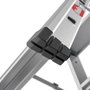 Hailo Master D80 Taburete de Doble Cara 2 x 3 Pasos