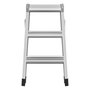 Hailo Master D80 Taburete de Doble Cara 2 x 3 Pasos