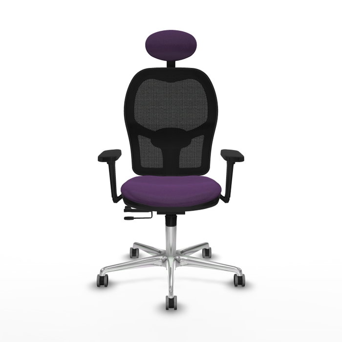 PIQUERAS Y CRESPO Silla de oficina Jorquera con Mecanismo Sincro/Traslack Morado y Negro PIQUERAS Y CRESPO Silla de oficina Jorquera con Mecanismo Sincro/Traslack Morado y Negro