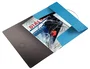 Leitz Carpeta Wow con gomas y solapas Solid azul DIN A4