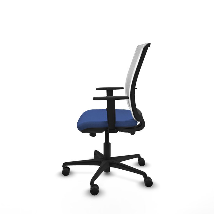 PIQUERAS Y CRESPO Silla de oficina Haches Azul marino y Blanco PIQUERAS Y CRESPO Silla de oficina Haches Azul marino y Blanco