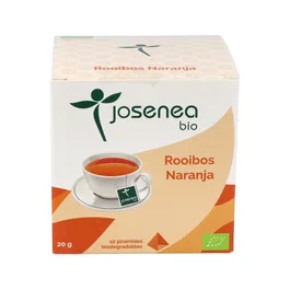 JOSENEA Té Rooibos Naranja Pirámides Ensobradas Bio
