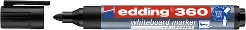Edding Marcador para Pizarra Blanca 360 Negro 1,5-3 mm
