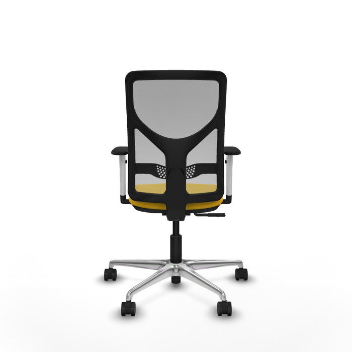 PIQUERAS Y CRESPO Silla de oficina Motilla con mecanismo Sincro, Amarillo y Gris PIQUERAS Y CRESPO Silla de oficina Motilla con mecanismo Sincro, Amarillo y Gris